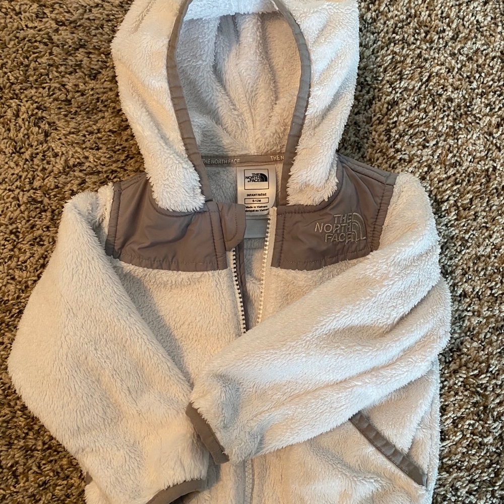 Northface Baby White & Gray